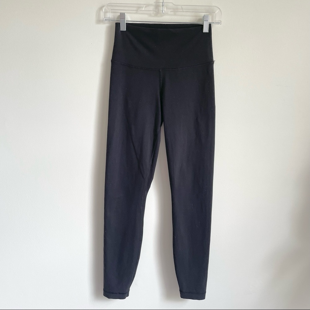 Lululemon Wunder Under Black Leggings 27 Inseam